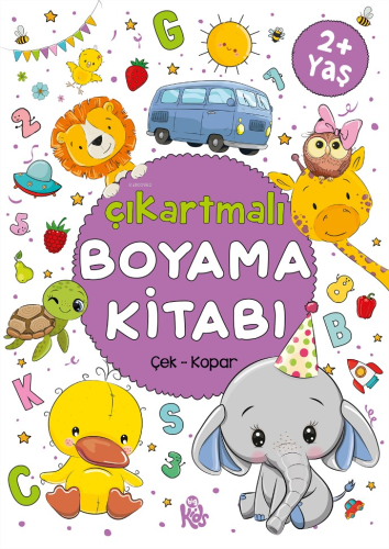 Çıkartmalı Boyama Kitabı - 2 Yaş +;Çek - Kopar