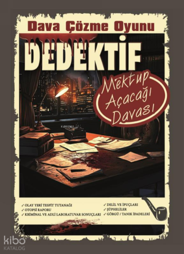 Cinayet Çözme Oyunu Dedektif - Mektup Açacağı Cinayeti