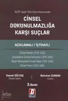 Cinsel Dokunulmazlığa Karşı Suçlar