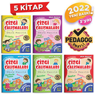 Çizgi Çalışmaları Poşetli 5 Kitap - Kitapiks.com