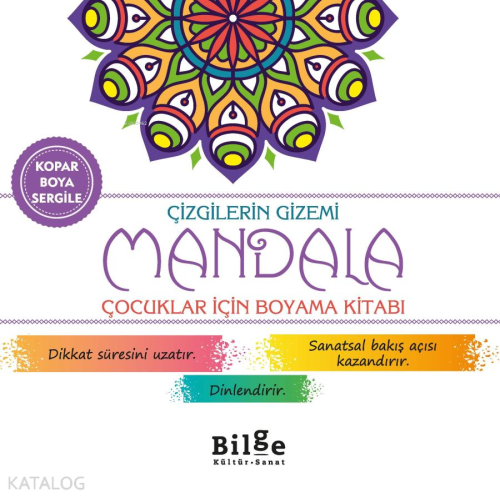 Çizgilerin Gizemi - Mandala;Çocuklar İçin Boyama Kitabı