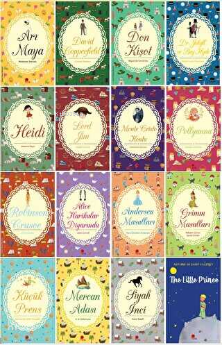 Çocuk Klasikleri Seti (16 Kitap)