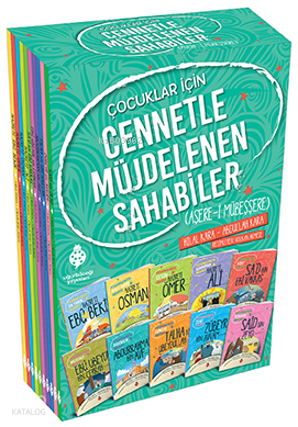 Çocuklar İçin Cennetle Müjdelenen Sahabiler Seti (10 Kitap);Aşere-i Mübeşşere