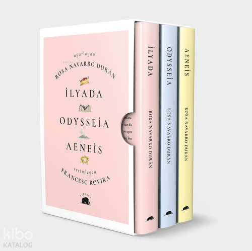 Çocuklar İçin Destanlar İlyada Odysseia Aeneis 3 Kitap Takım