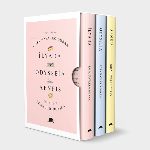 Çocuklar İçin Destanlar İlyada Odysseia Aeneis 3 Kitap Takım - Kitapik