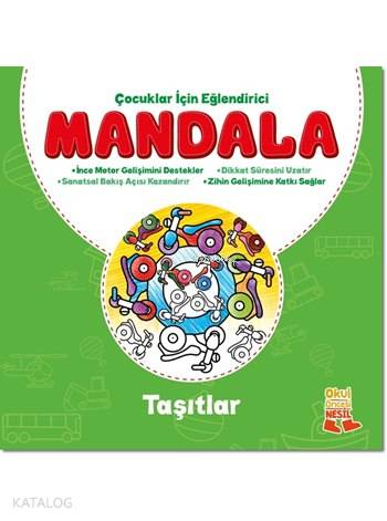 Çocuklar İçin Eğlendirici Mandala: Taşıtlar; Eğlendirici Mandala Seris