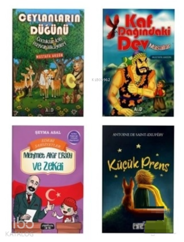 Çocuklar İçin Hikaye Seti (4 Kitap Takım)