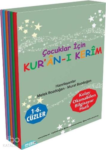 Çocuklar İçin Kur'an-ı Kerim 1 - 6. Cüzler (6 Kitap Takım)