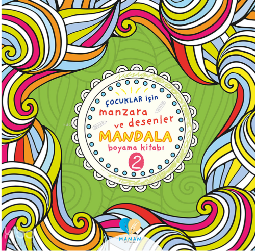 Çocuklar için Manzara ve Desenler Mandala Kitabı 2