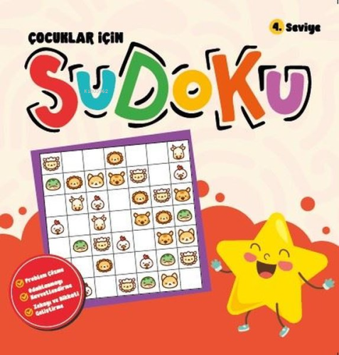 Çocuklar İçin Sudoku 4.Seviye - Kitapiks.com