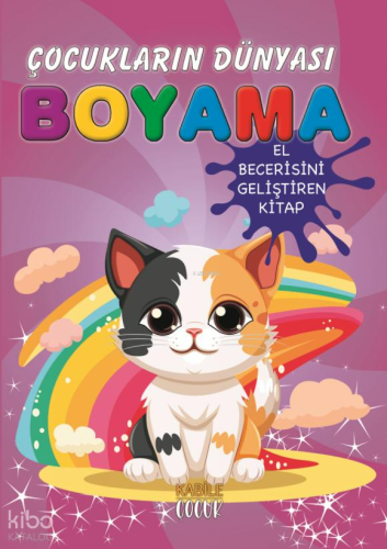 Çocukların Dünyası Boyama Kitabı 10 – Sevimli Kediler