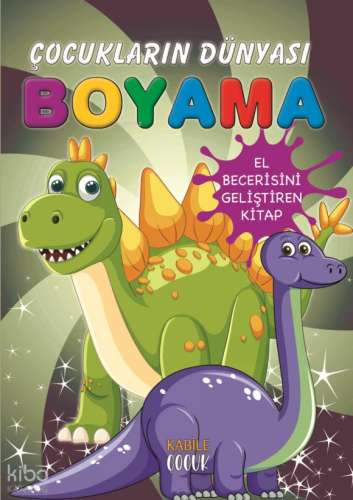 Çocukların Dünyası Boyama Kitabı 8 – Kayıp Dinozorlar