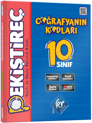Kr Akademi Coğrafyanın Kodları 10. Sınıf Coğrafya Pekiştireç Yazılı ve Okula Hazırlık Kitabı