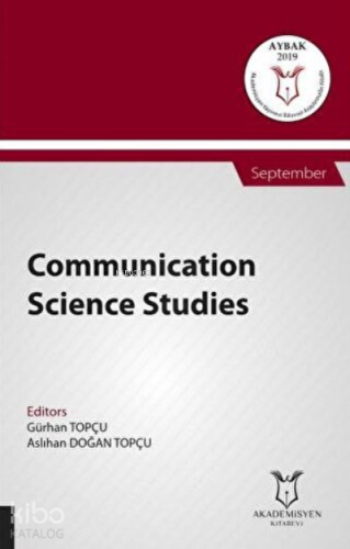 Communication Science Studies;(Aybak 2019 Eylül)