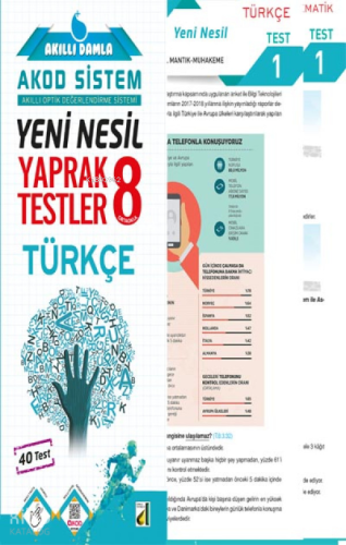 Damla Yeni Nesil Türkçe Yaprak Testler - 8