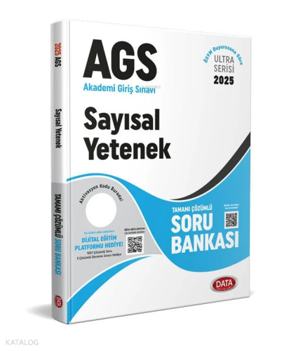 Data 2025 AGS Ultra Serisi Sayısal Yetenek (Matematik) Soru Bankası
