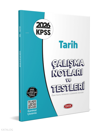 Data 2026 KPSS Tarih Çalışma Notları ve Testleri