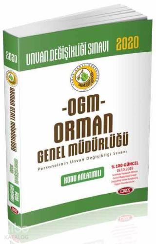 Data Yayınları 2020 OGM Orman Genel Müdürlüğü Unvan Değişikliği Sınavı Konu Anlatımlı
