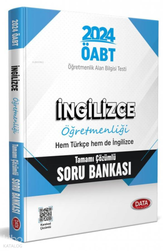 Data Yayınları 2024 ÖABT İngilizce Öğretmenliği Tamamı Çözümlü Soru Ba