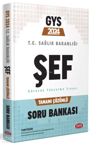 Data Yayınları 2024 T.C. Sağlık Bakanlığı Şef Tamamı Çözümlü Soru Bank