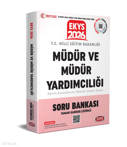 Data Yayınları 2026 EKYS Müdür ve Müdür Yardımcısı Soru Bankası (Maarif Modeline Göre)