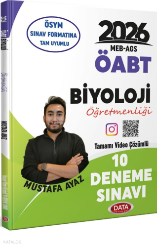 Data Yayınları 2026 MEB-AGS ÖABT Biyoloji Öğretmenliği Tamamı Video Çö
