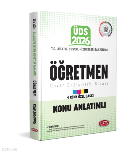 Data Yayınları 2026 T.C. Aile ve Sosyal Hizmetler Bakanlığı ÜDS Öğretm