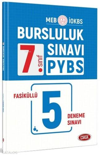 Data Yayınları 7. Sınıf Bursluluk Sınavı PYBS Fasiküllü 5 Deneme Sınavı Data