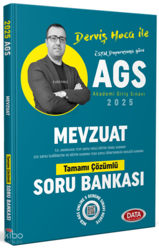 Data Yayınları Derviş Hoca ile 2025 AGS Mevzuat Tamamı Çözümlü Soru Bankası