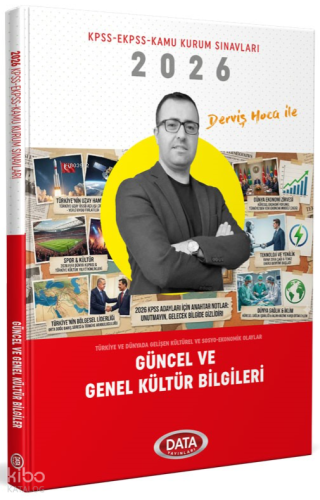 Data Yayınları Derviş Hoca ile 2026 Güncel ve Genel Kültür Bilgileri KPSS EKPSS Kamu Kurum Sınavları