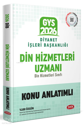 Data Yayınları Diyanet İşleri Başkanlığı Din Hizmetleri Uzmanı GYS Konu Anlatımlı