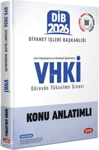 Data Yayınları Diyanet İşleri Başkanlığı VHKİ Görevde Yükselme Sınavı Konu Anlatımlı
