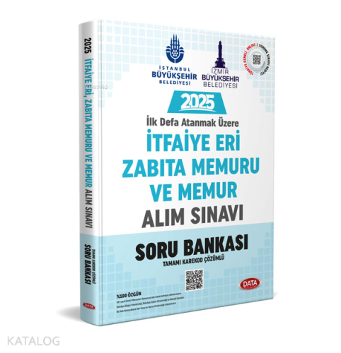Data Yayınları İtfaiye Eri - Zabıta Memuru ve Memur Alım Sınavı Soru Bankası - Tamamı Çözümlü