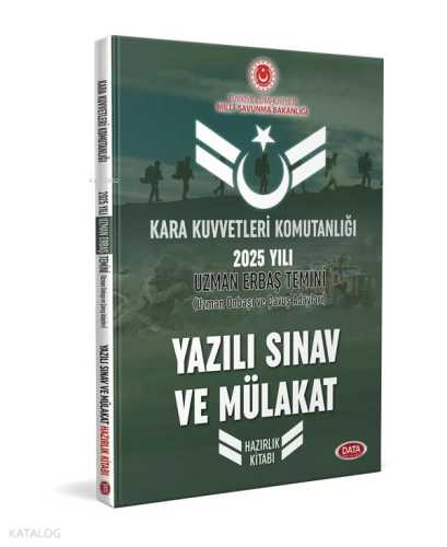 Data Yayınları Kara Kuvvetleri Komutanlığı 2025 Yılı Uzman Erbaş Temini Yazılı Sınav ve Mülakat Hazırlık Kitabı