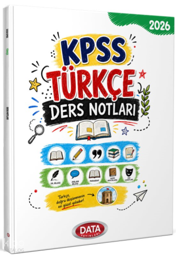 Data Yayınları KPSS Türkçe Ders Notları