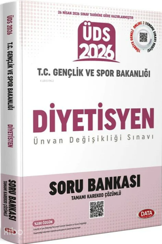 Data Yayınları T.C. Gençlik ve Spor Bakanlığı Diyetisyen ÜDS Soru Bank
