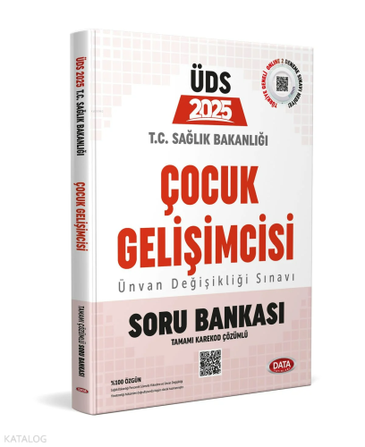 Data Yayınları T.C. Sağlık Bakanlığı ÜDS Çocuk Gelişimcisi Soru Bankas