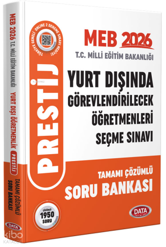 Data YayınlarıYurt Dışında Görevlendirilecek Öğretmenleri Seçme Sınavı Tamamı Çözümlü Soru Bankası
