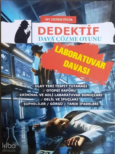 Dedektif Dava Çözme Oyunu - Laboratuvar Davası