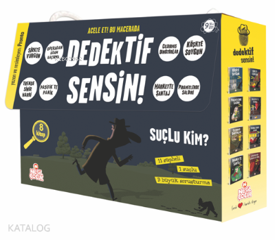 Dedektif Sensin ;(İki Set Bir Arada 8 Kitap) - Kitapiks.com