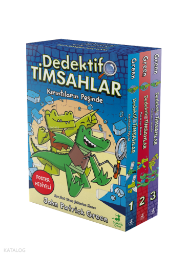 Dedektif Timsahlar 1-2-3 (3 Kitap - Kutulu)