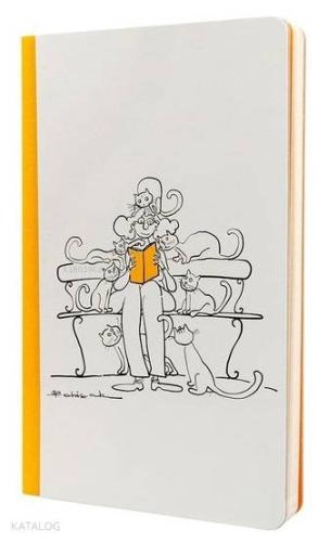 Defter - Kedili Kadın (Ciltli) - Kitapiks.com