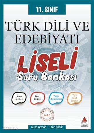 Delta Kültür Yayınları 11. Sınıf Türk Dili ve Edebiyatı Liseli Soru Bankası Delta Kültür 