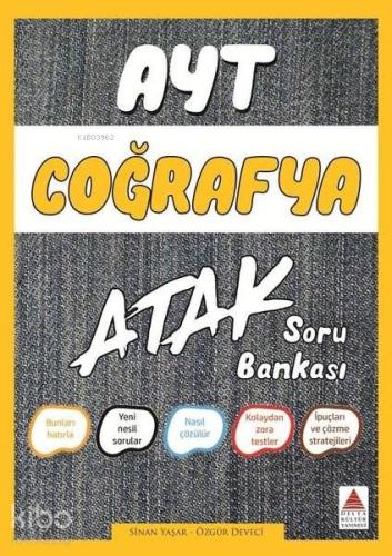 Delta Kültür Yayınları AYT Coğrafya Atak Soru Bankası Delta Kültür
