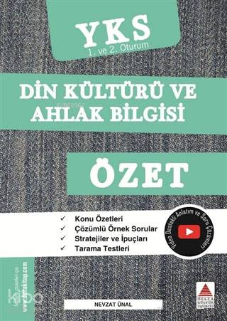 Delta Kültür Yayınları TYT AYT Din Kültürü ve Ahlak Bilgisi Özet Delta Kültür