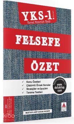 Delta Kültür Yayınları TYT Felsefe Özet Delta Kültür