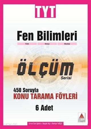 Delta Kültür Yayınları TYT Fen Bilimleri Ölçüm Serisi Konu Tarama Föyleri Delta Kültür 