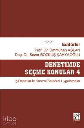 Denetimde Seçme Konular 4 İç Denetim İç Kontrol Sektörel Uygulamalar