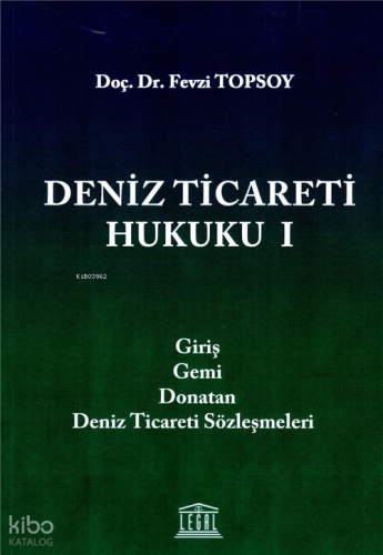 Deniz Ticareti Hukuku I
