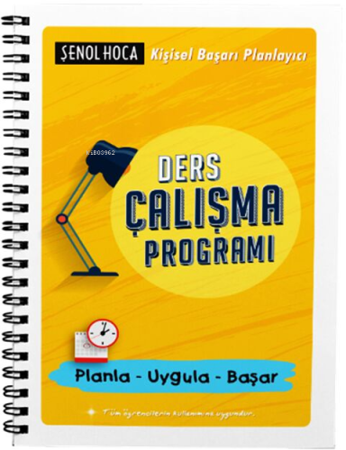 Ders Çalışma Programı - Kitapiks.com